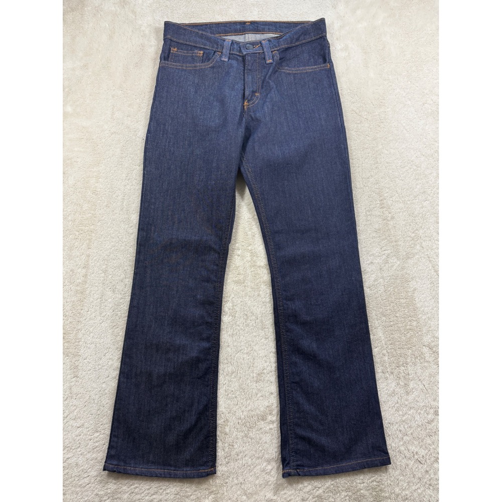 Crude FR Womens Flame Resistant Workwear Dark Wash Blue Jeans Meas: 28x27